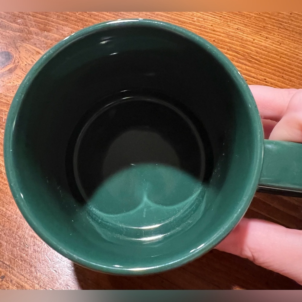 Starbucks Mug Floral Green Ceramic Holiday 2018 12 oz Bando Red & Pink Rose - Picture 6 of 11